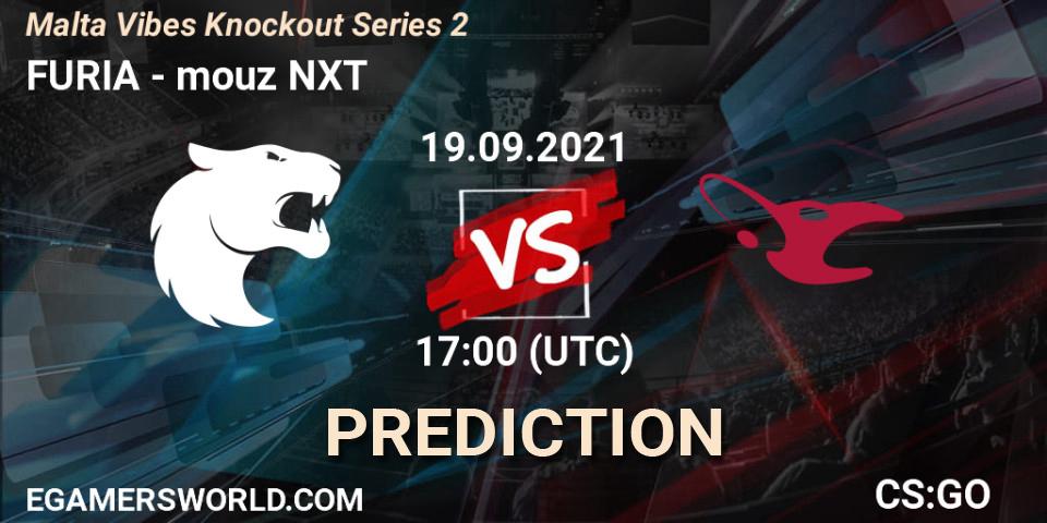 Prognoza FURIA - mouz NXT. 19.09.2021 at 17:25, Counter-Strike (CS2), Malta Vibes Knockout Series #2