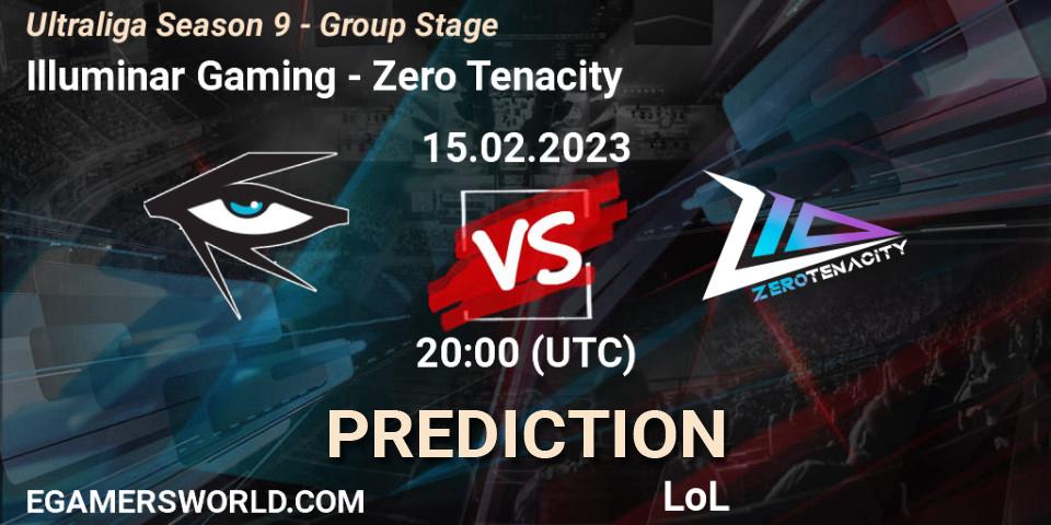 Prognoza Illuminar Gaming - Zero Tenacity. 21.02.23, LoL, Ultraliga Season 9 - Group Stage