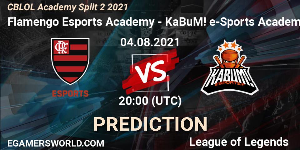 Prognoza Flamengo Esports Academy - KaBuM! Academy. 04.08.2021 at 20:00, LoL, CBLOL Academy Split 2 2021