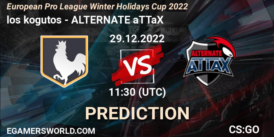 Prognoza los kogutos - ALTERNATE aTTaX. 29.12.2022 at 11:30, Counter-Strike (CS2), European Pro League Winter Holidays Cup 2022