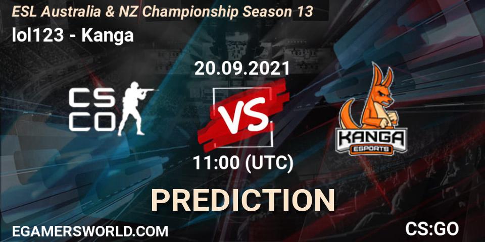 Prognoza Dynasty - Kanga. 20.09.2021 at 10:30, Counter-Strike (CS2), ESL Australia & NZ Championship Season 13