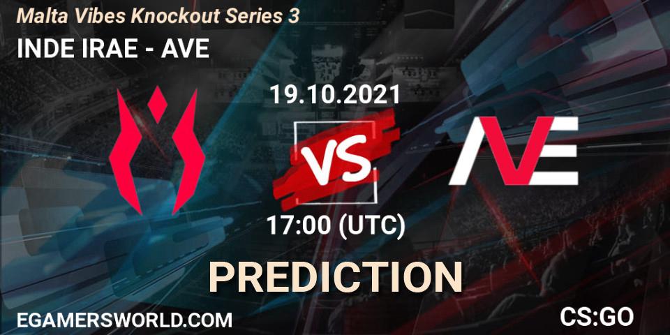 Prognoza INDE IRAE - AVE. 19.10.2021 at 17:00, Counter-Strike (CS2), Malta Vibes Knockout Series 3
