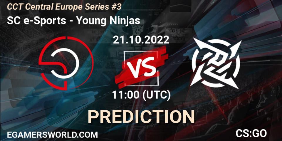 Prognoza SC e-Sports - Young Ninjas. 21.10.2022 at 11:55, Counter-Strike (CS2), CCT Central Europe Series #3