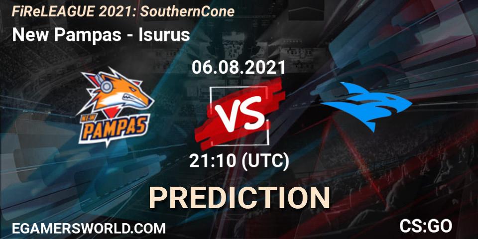 Prognoza New Pampas - Isurus. 07.08.2021 at 00:00, Counter-Strike (CS2), FiReLEAGUE 2021: Southern Cone