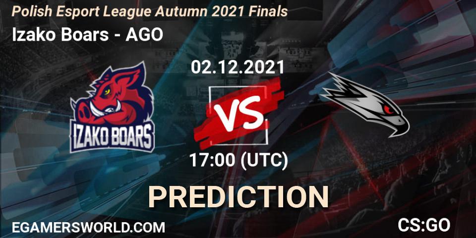 Prognoza Izako Boars - AGO. 02.12.21, CS2 (CS:GO), Polska Liga Esportowa Autumn 2021: Dywizja Mistrzowska