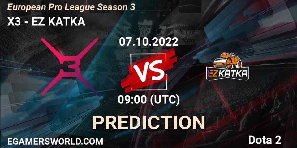 Prognoza X3 - Monaspa. 07.10.22, Dota 2, European Pro League Season 3 