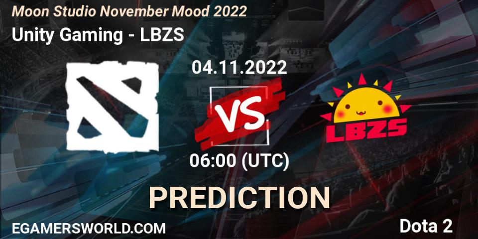 Prognoza Unity Gaming - LBZS. 04.11.2022 at 06:02, Dota 2, Moon Studio November Mood 2022