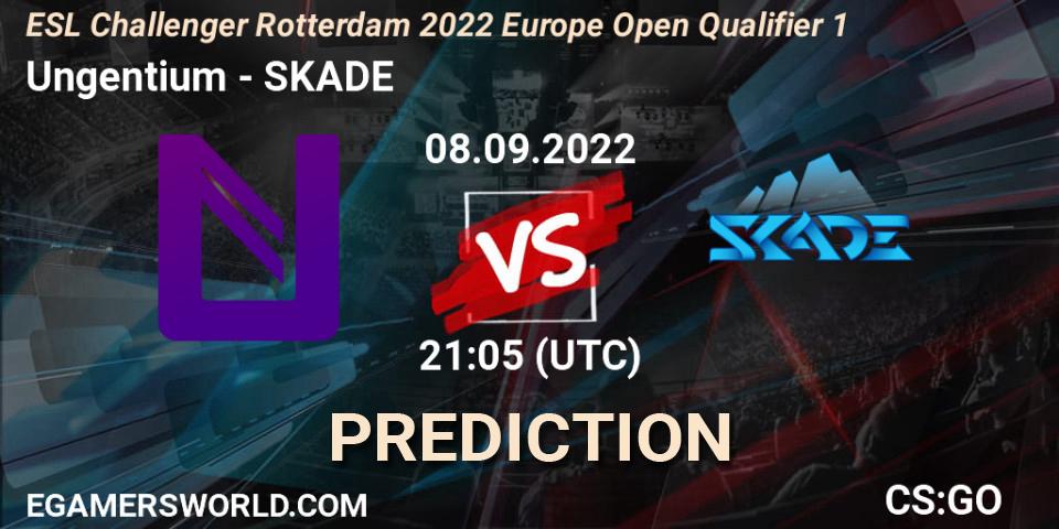 Prognoza Ungentium - SKADE. 08.09.2022 at 21:05, Counter-Strike (CS2), ESL Challenger Rotterdam 2022 Europe Open Qualifier 1