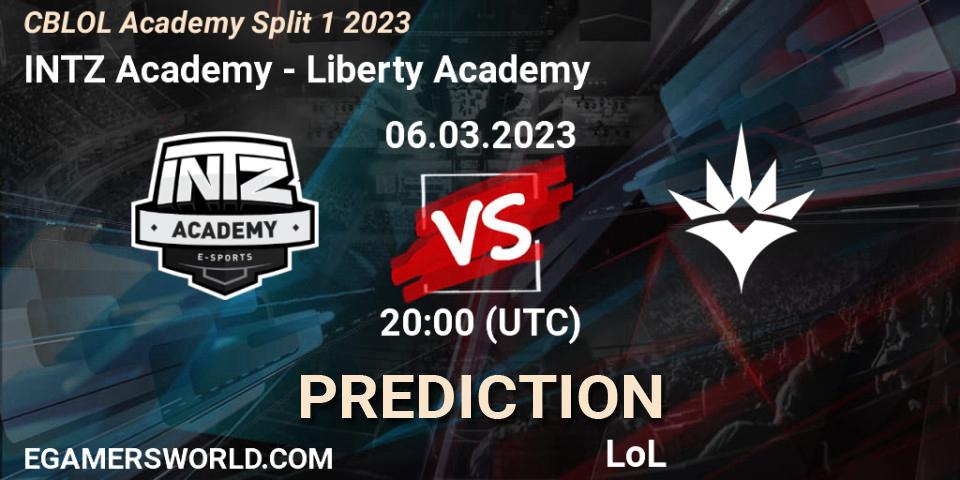 Prognoza INTZ Academy - Liberty Academy. 06.03.2023 at 20:00, LoL, CBLOL Academy Split 1 2023