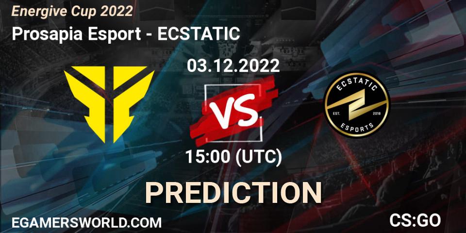 Prognoza Prosapia Esport - ECSTATIC. 03.12.22, CS2 (CS:GO), Energive Cup 2022