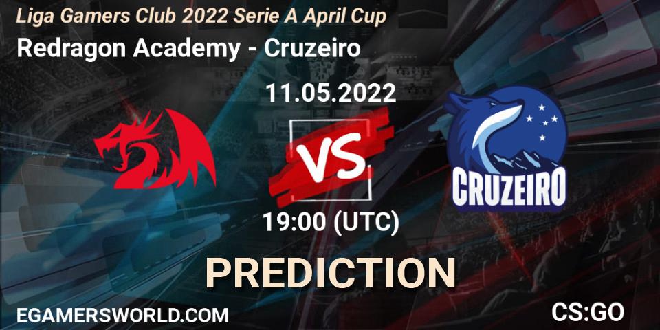 Prognoza Redragon Academy - Cruzeiro. 11.05.2022 at 19:00, Counter-Strike (CS2), Liga Gamers Club 2022 Serie A April Cup