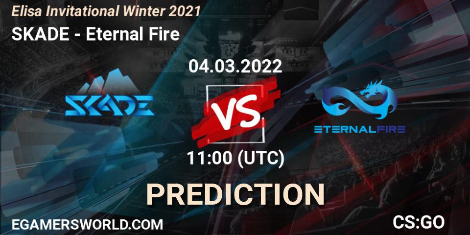 Prognoza SKADE - Eternal Fire. 04.03.2022 at 11:00, Counter-Strike (CS2), Elisa Invitational Winter 2021