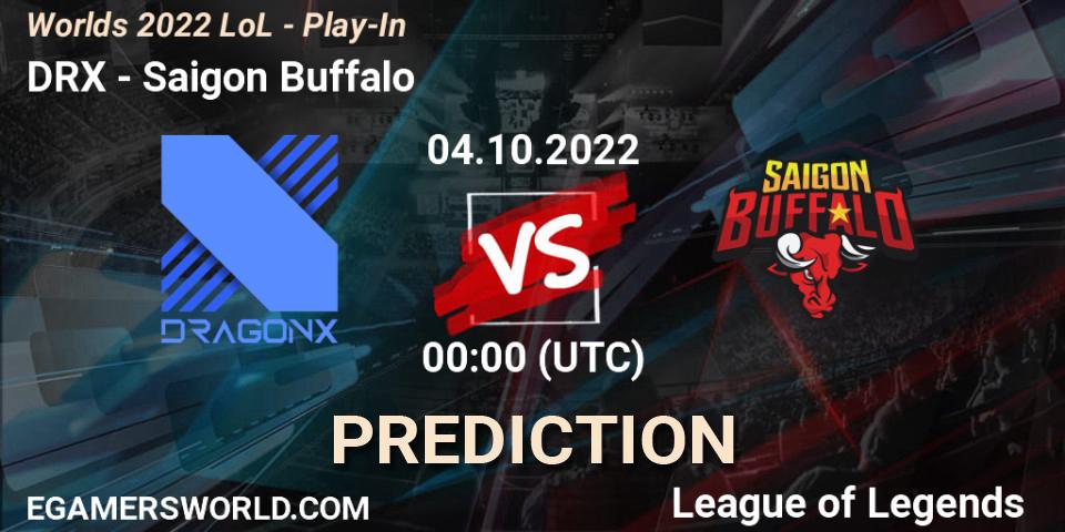 Prognoza DRX - Saigon Buffalo. 01.10.2022 at 01:30, LoL, Worlds 2022 LoL - Play-In