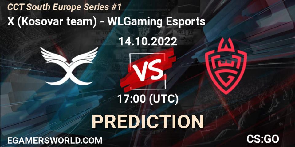 Prognoza X (Kosovar team) - WLGaming Esports. 14.10.2022 at 17:40, Counter-Strike (CS2), CCT South Europe Series #1