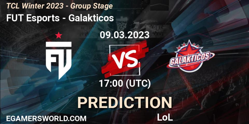 Prognoza FUT Esports - Galakticos. 16.03.2023 at 17:00, LoL, TCL Winter 2023 - Group Stage