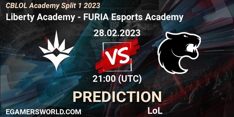 Prognoza Liberty Academy - FURIA Esports Academy. 28.02.2023 at 21:00, LoL, CBLOL Academy Split 1 2023