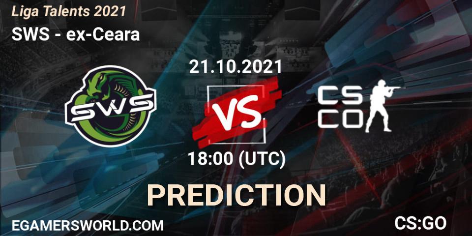 Prognoza SWS - ex-Ceara. 21.10.2021 at 18:05, Counter-Strike (CS2), Liga Talents 2021