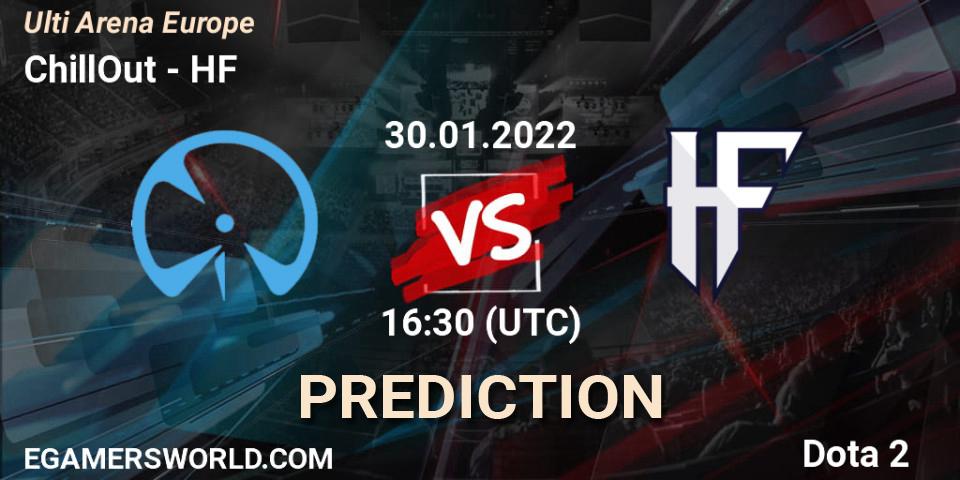 Prognoza ChillOut - HF. 30.01.2022 at 14:56, Dota 2, Ulti Arena Europe