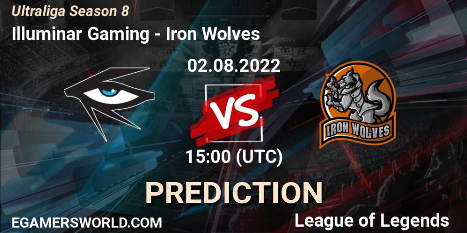 Prognoza Illuminar Gaming - Iron Wolves. 02.08.2022 at 15:00, LoL, Ultraliga Season 8
