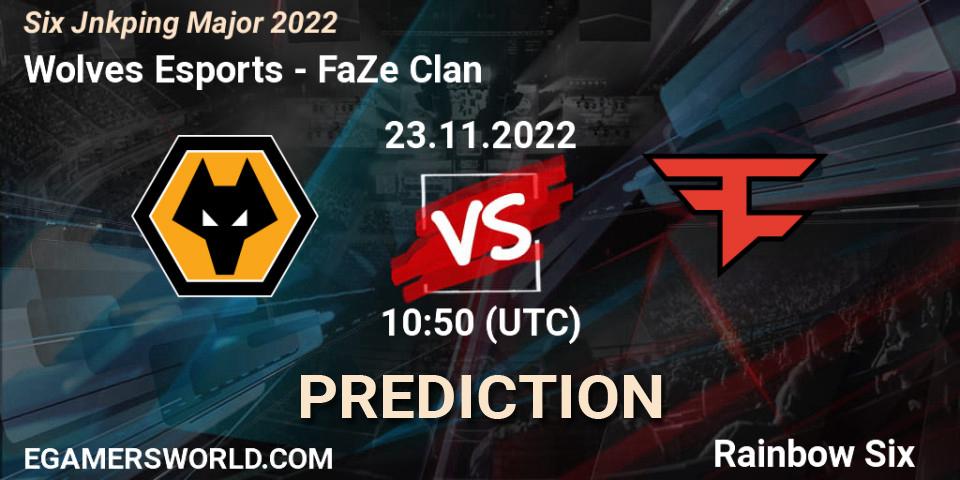 Prognoza Wolves Esports - FaZe Clan. 23.11.22, Rainbow Six, Six Jönköping Major 2022