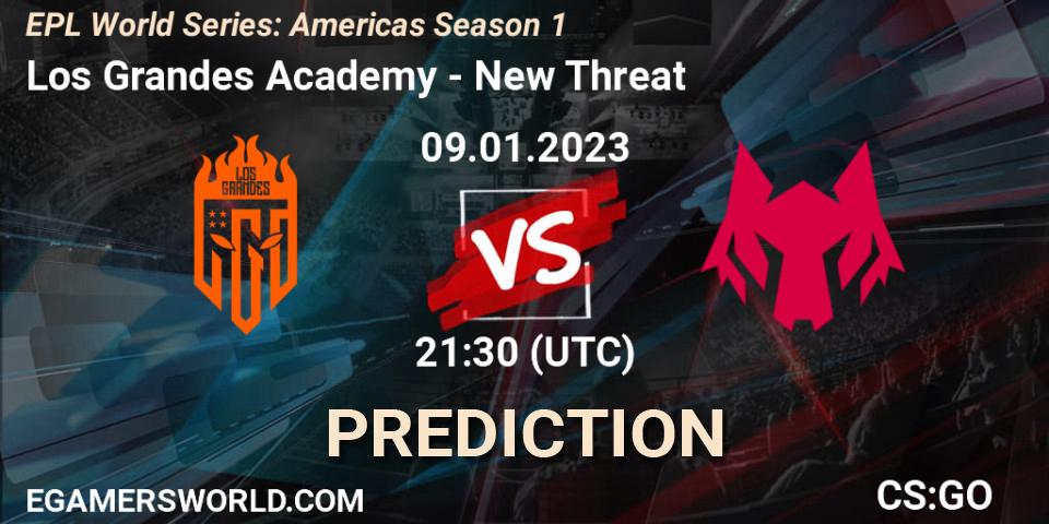 Prognoza Los Grandes Academy - New Threat. 09.01.23, CS2 (CS:GO), EPL World Series: Americas Season 1