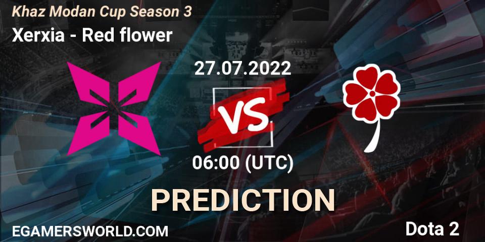 Prognoza Xerxia - Red flower. 27.07.2022 at 06:26, Dota 2, Khaz Modan Cup Season 3