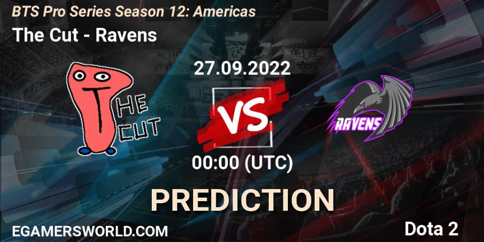 Prognoza The Cut - Ravens. 27.09.2022 at 00:20, Dota 2, BTS Pro Series Season 12: Americas