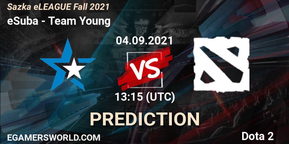 Prognoza eSuba - Team Young. 04.09.2021 at 12:00, Dota 2, Sazka eLEAGUE Fall 2021