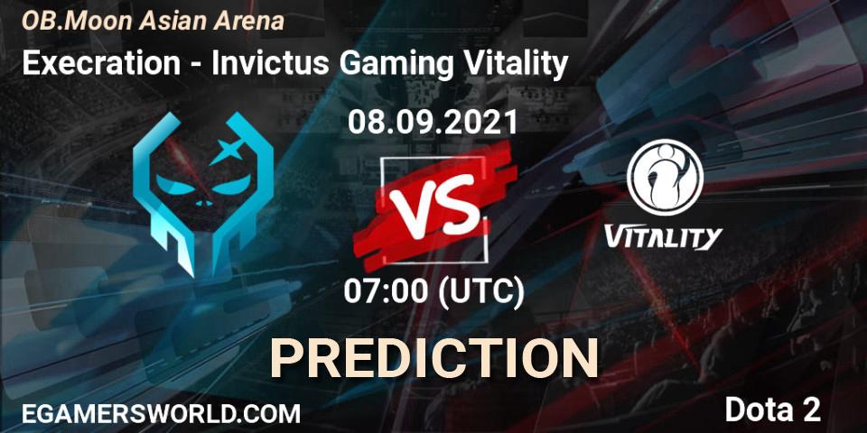 Prognoza Execration - Invictus Gaming Vitality. 08.09.2021 at 07:26, Dota 2, OB.Moon Asian Arena