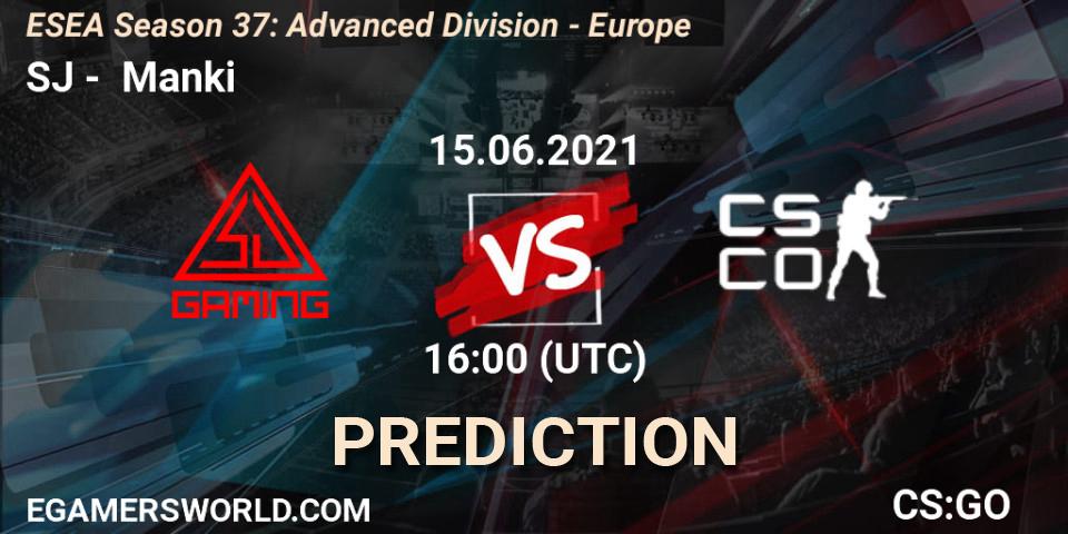 Prognoza SJ - Manki. 15.06.2021 at 16:00, Counter-Strike (CS2), ESEA Season 37: Advanced Division - Europe