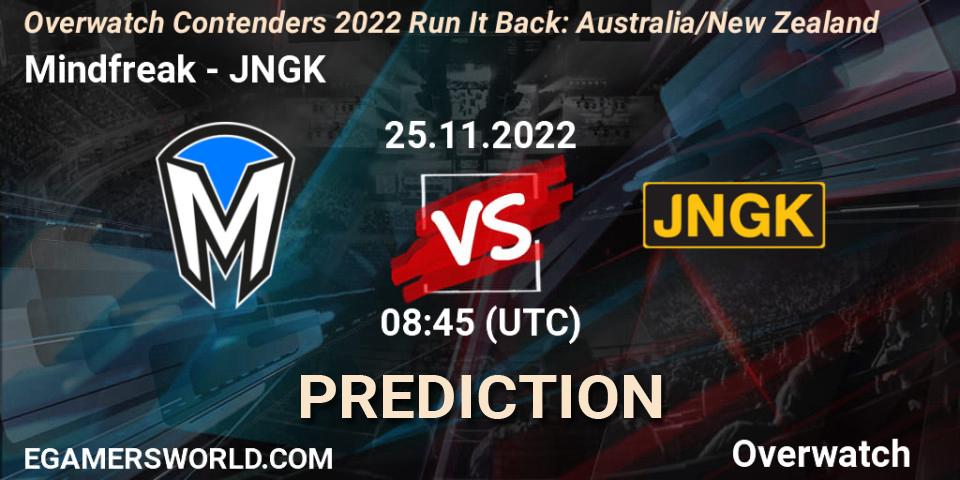 Prognoza Mindfreak - JNGK. 25.11.22, Overwatch, Overwatch Contenders 2022 - Australia/New Zealand - November