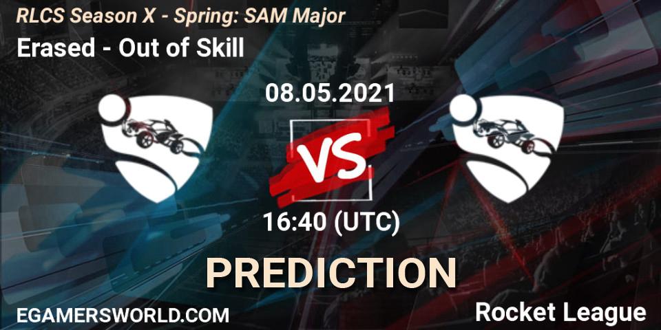 Prognoza Erased - Out of Skill. 08.05.2021 at 16:40, Rocket League, RLCS Season X - Spring: SAM Major