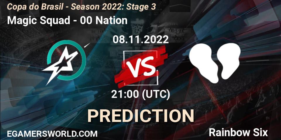 Prognoza Magic Squad - 00 Nation. 08.11.22, Rainbow Six, Copa do Brasil - Season 2022: Stage 3