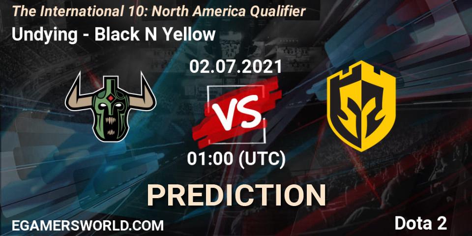 Prognoza Undying - Black N Yellow. 02.07.2021 at 00:53, Dota 2, The International 10: North America Qualifier