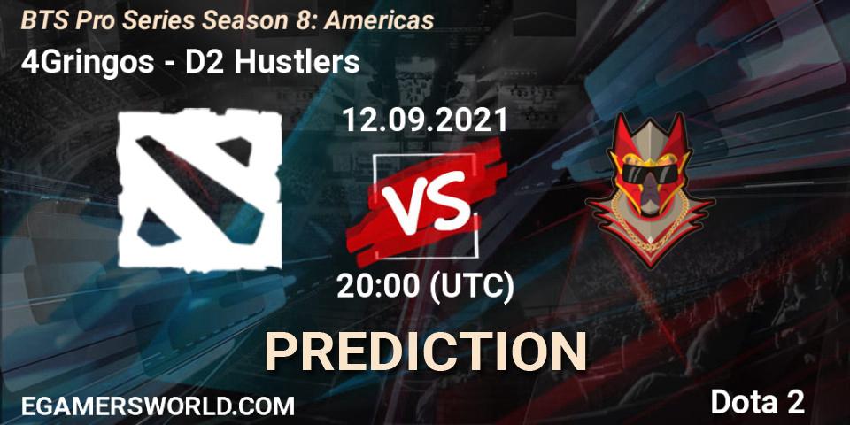 Prognoza 4Gringos - D2 Hustlers. 12.09.2021 at 20:29, Dota 2, BTS Pro Series Season 8: Americas