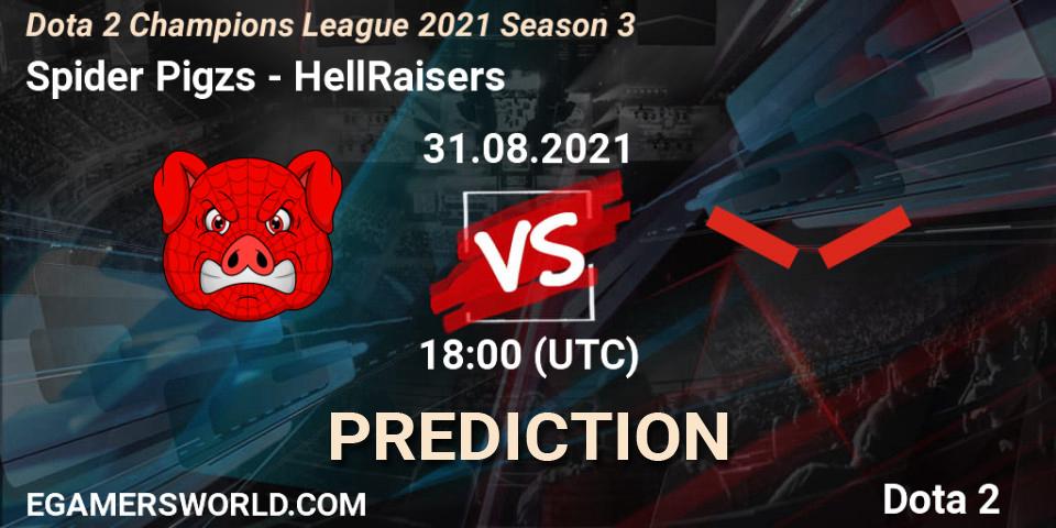 Prognoza Spider Pigzs - HellRaisers. 31.08.2021 at 19:15, Dota 2, Dota 2 Champions League 2021 Season 3