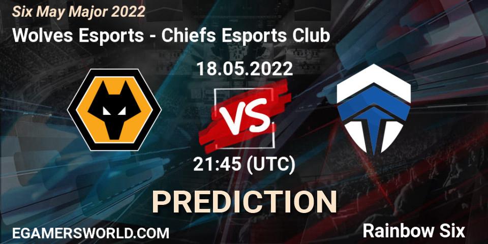 Prognoza Wolves Esports - Chiefs Esports Club. 18.05.2022 at 21:45, Rainbow Six, Six Charlotte Major 2022