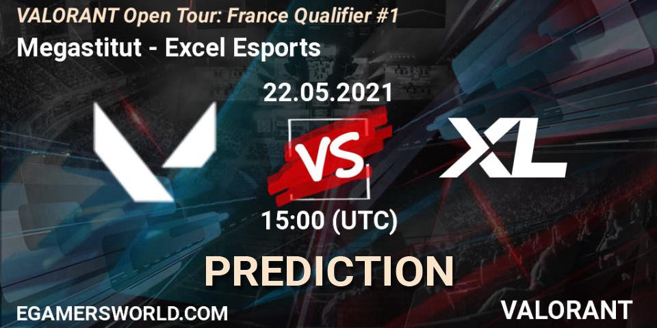 Prognoza Megastitut - Excel Esports. 22.05.2021 at 13:00, VALORANT, VALORANT Open Tour: France Qualifier #1