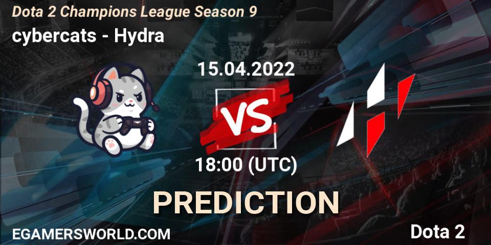 Prognoza cybercats - Hydra. 15.04.2022 at 18:00, Dota 2, Dota 2 Champions League Season 9