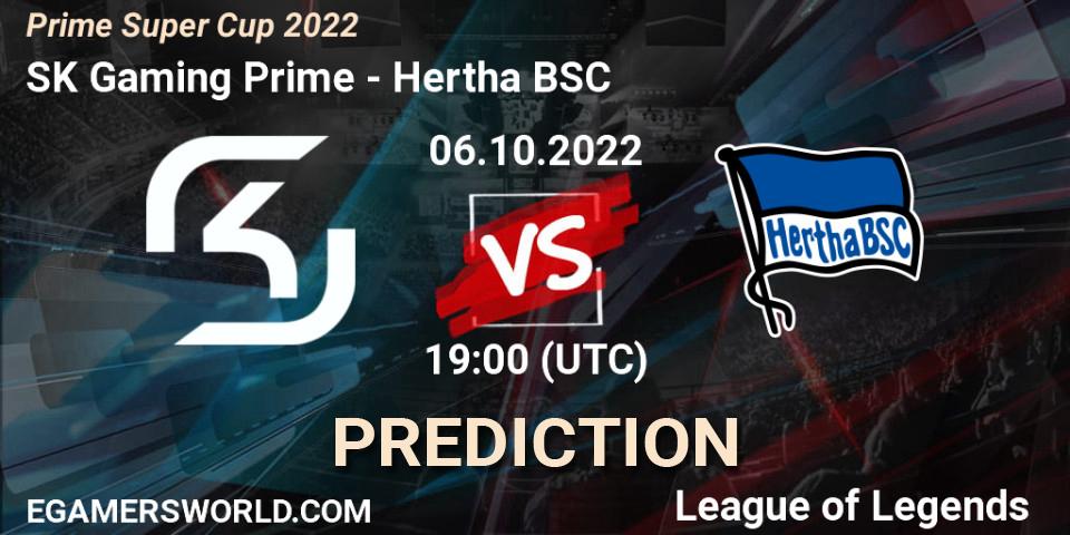 Prognoza SK Gaming Prime - Hertha BSC. 06.10.2022 at 19:00, LoL, Prime Super Cup 2022