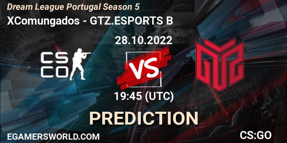 Prognoza XComungados - GTZ Bulls Esports. 28.10.22, CS2 (CS:GO), Dream League Portugal Season 5