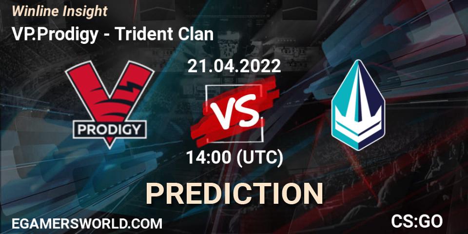 Prognoza VP.Prodigy - Trident Clan. 21.04.2022 at 14:00, Counter-Strike (CS2), Winline Insight