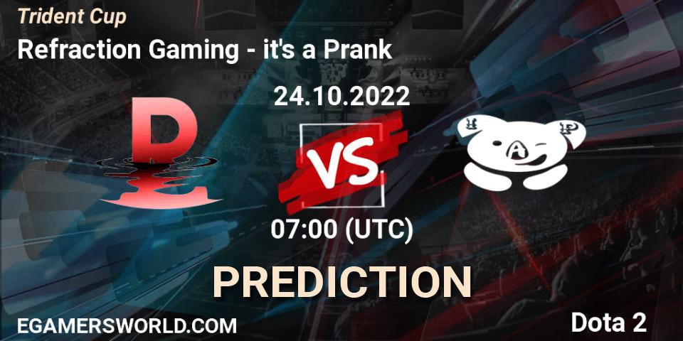 Prognoza Quantic Gaming - it's a Prank. 24.10.2022 at 07:17, Dota 2, Trident Cup