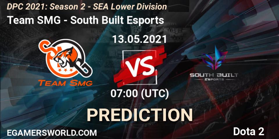 Prognoza Team SMG - South Built Esports. 13.05.2021 at 06:20, Dota 2, DPC 2021: Season 2 - SEA Lower Division