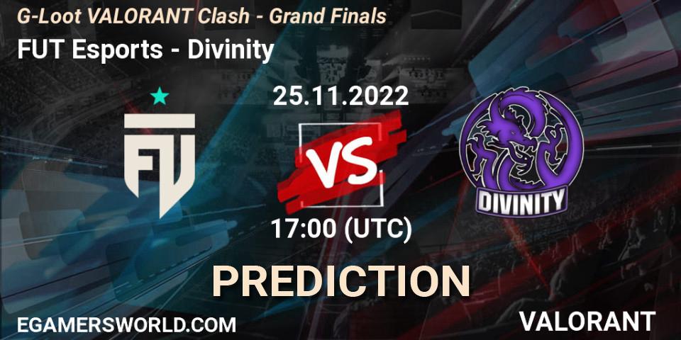 Prognoza FUT Esports - Divinity. 25.11.22, VALORANT, G-Loot VALORANT Clash - Grand Finals