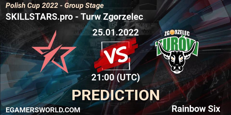 Prognoza SKILLSTARS.pro - Turów Zgorzelec. 25.01.2022 at 21:00, Rainbow Six, Polish Cup 2022 - Group Stage