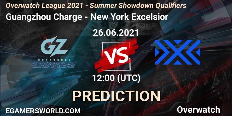 Prognoza Guangzhou Charge - New York Excelsior. 26.06.2021 at 12:00, Overwatch, Overwatch League 2021 - Summer Showdown Qualifiers