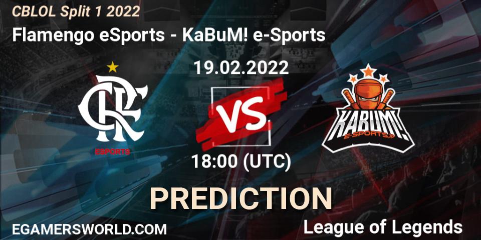 Prognoza Flamengo eSports - KaBuM! e-Sports. 19.02.22, LoL, CBLOL Split 1 2022