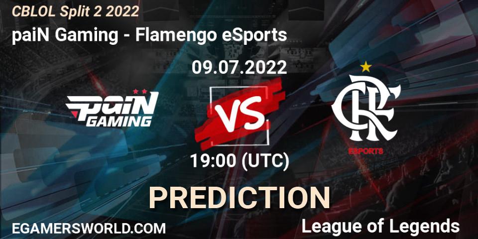 Prognoza paiN Gaming - Flamengo eSports. 09.07.2022 at 19:15, LoL, CBLOL Split 2 2022