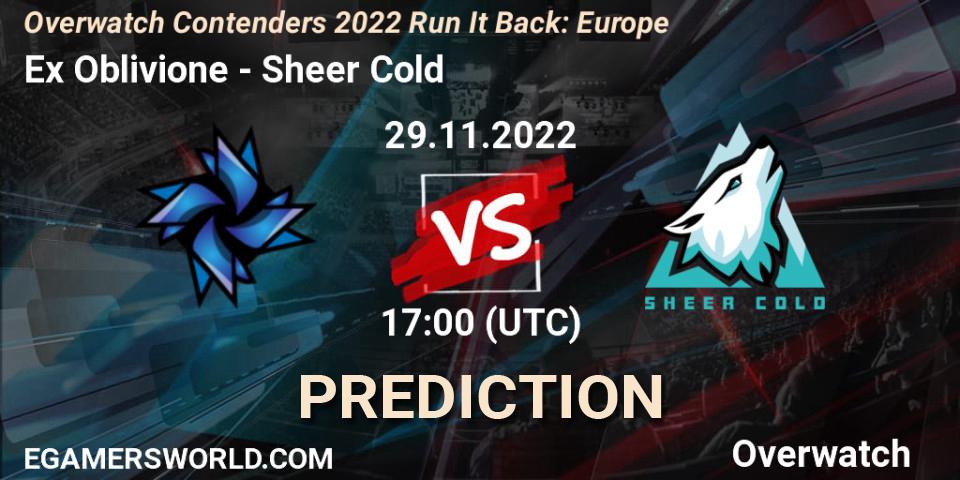 Prognoza Ex Oblivione - Sheer Cold. 08.12.2022 at 17:00, Overwatch, Overwatch Contenders 2022 Run It Back: Europe